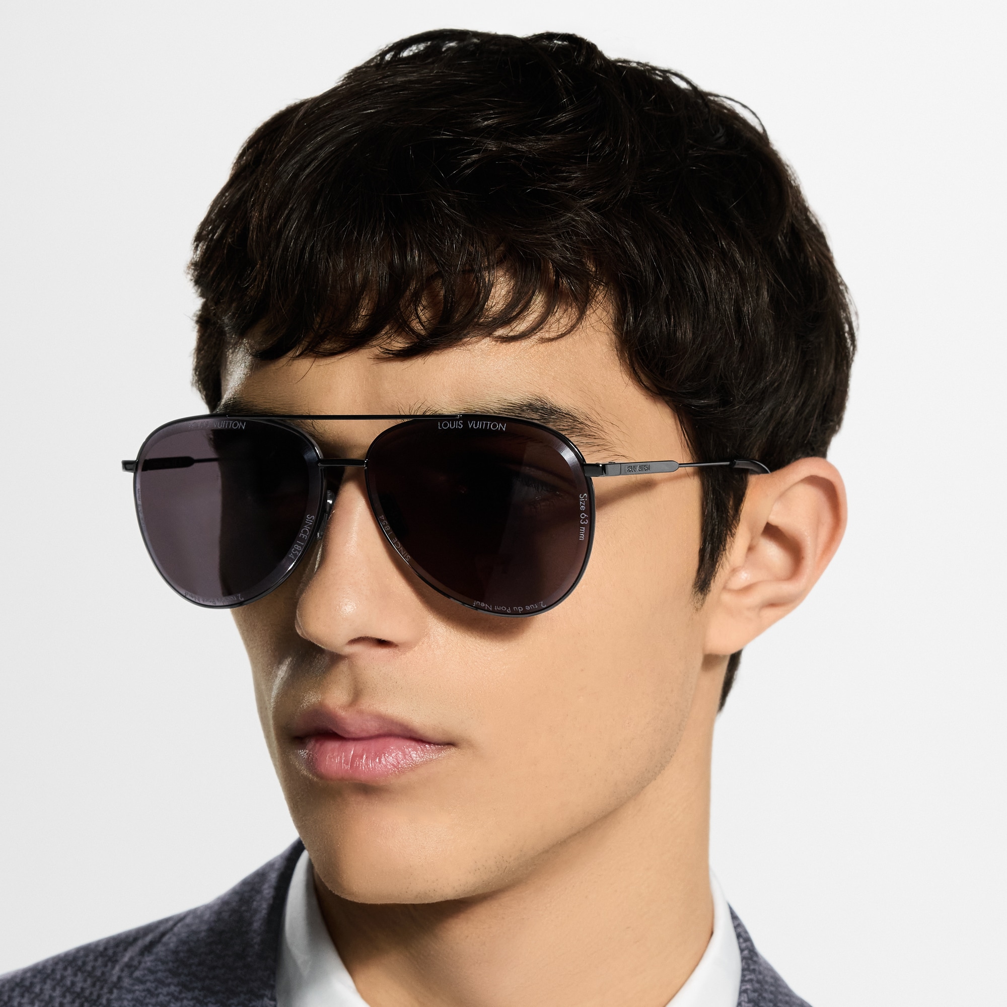 LV Super Vision Metal Pilot Sunglasses S00 - Men - Accessories